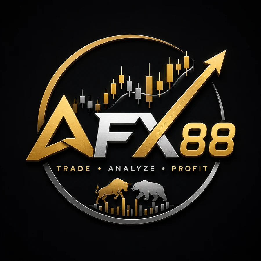 Logo resmi AFX88 — Trade, Analyze, Profit